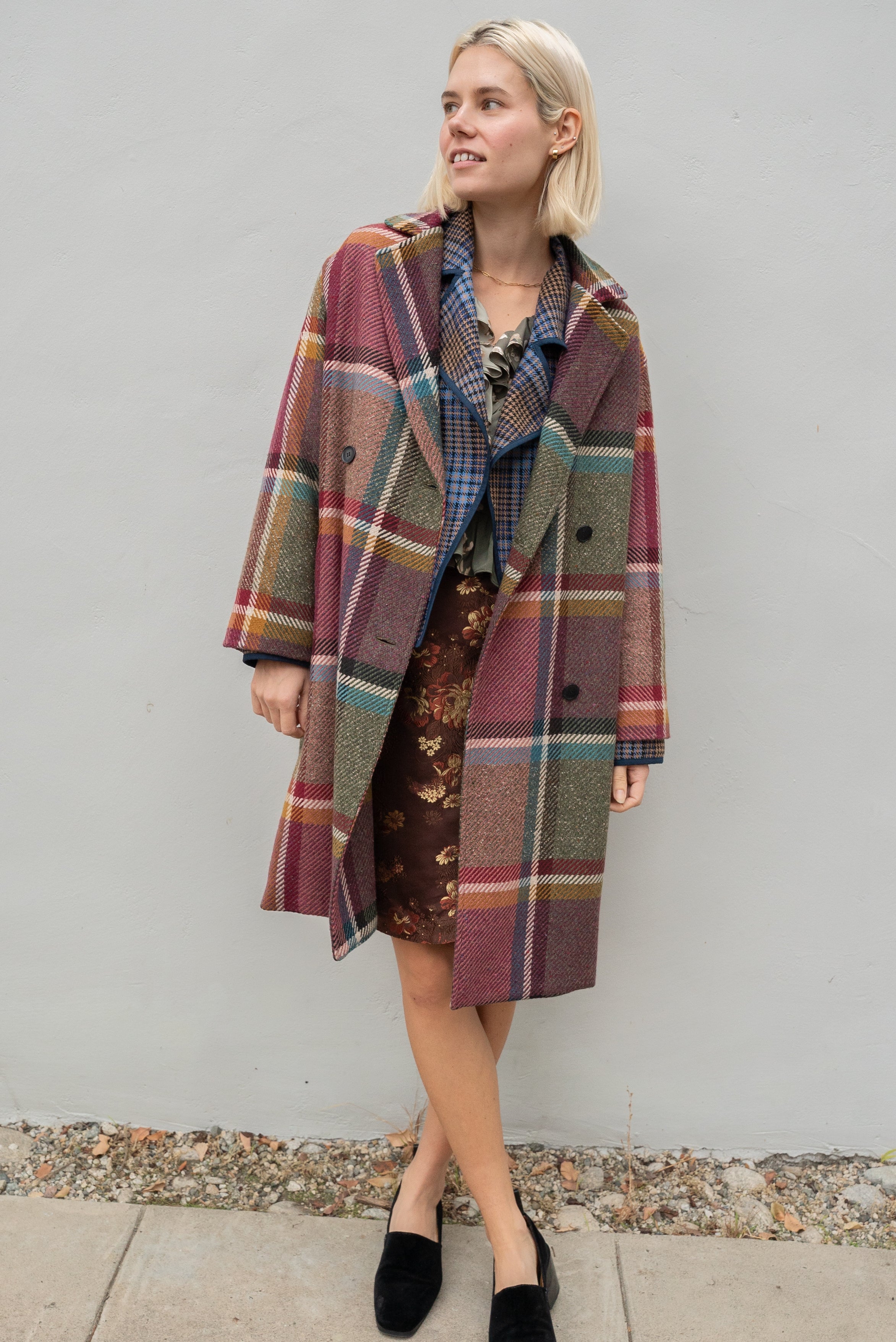 Anemone Avens Wool Coat (X-Small)