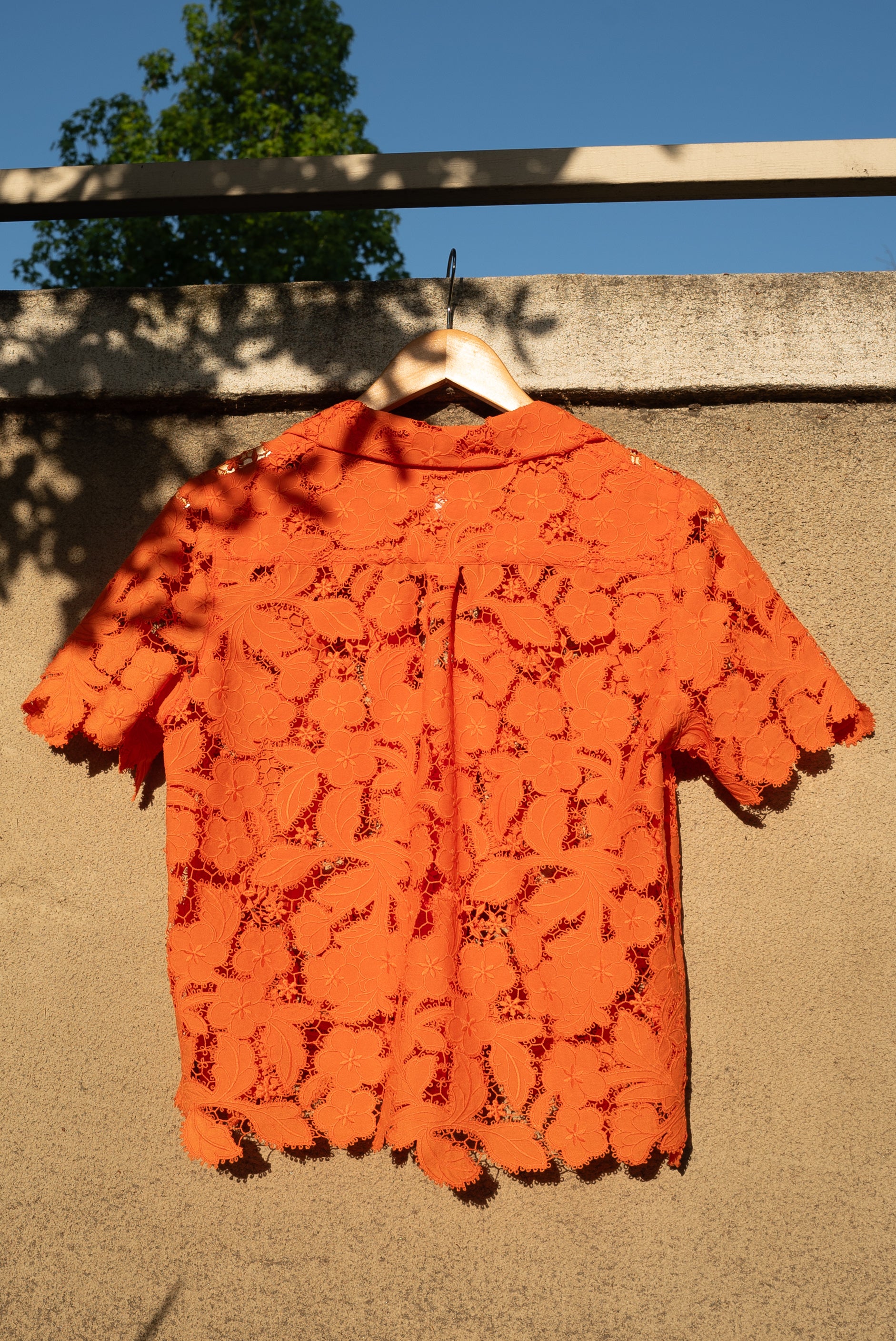 Oranges Lace Lounge Shirt